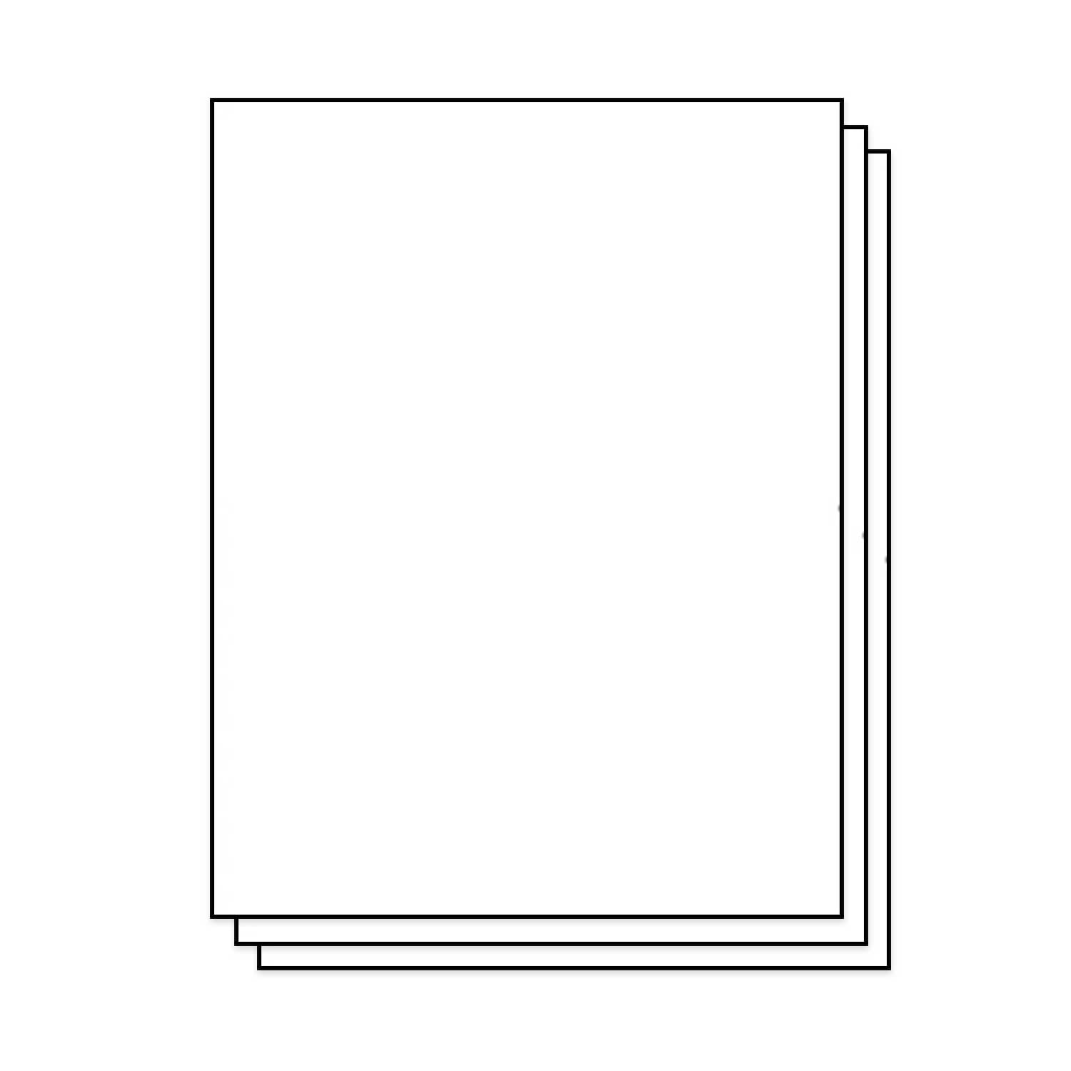  Sticker Paper, 100 Sheets, White Matte, 8.5 x 11 Full Sheet  Label, Inkjet or Laser Printer, Online Labels : Office Products