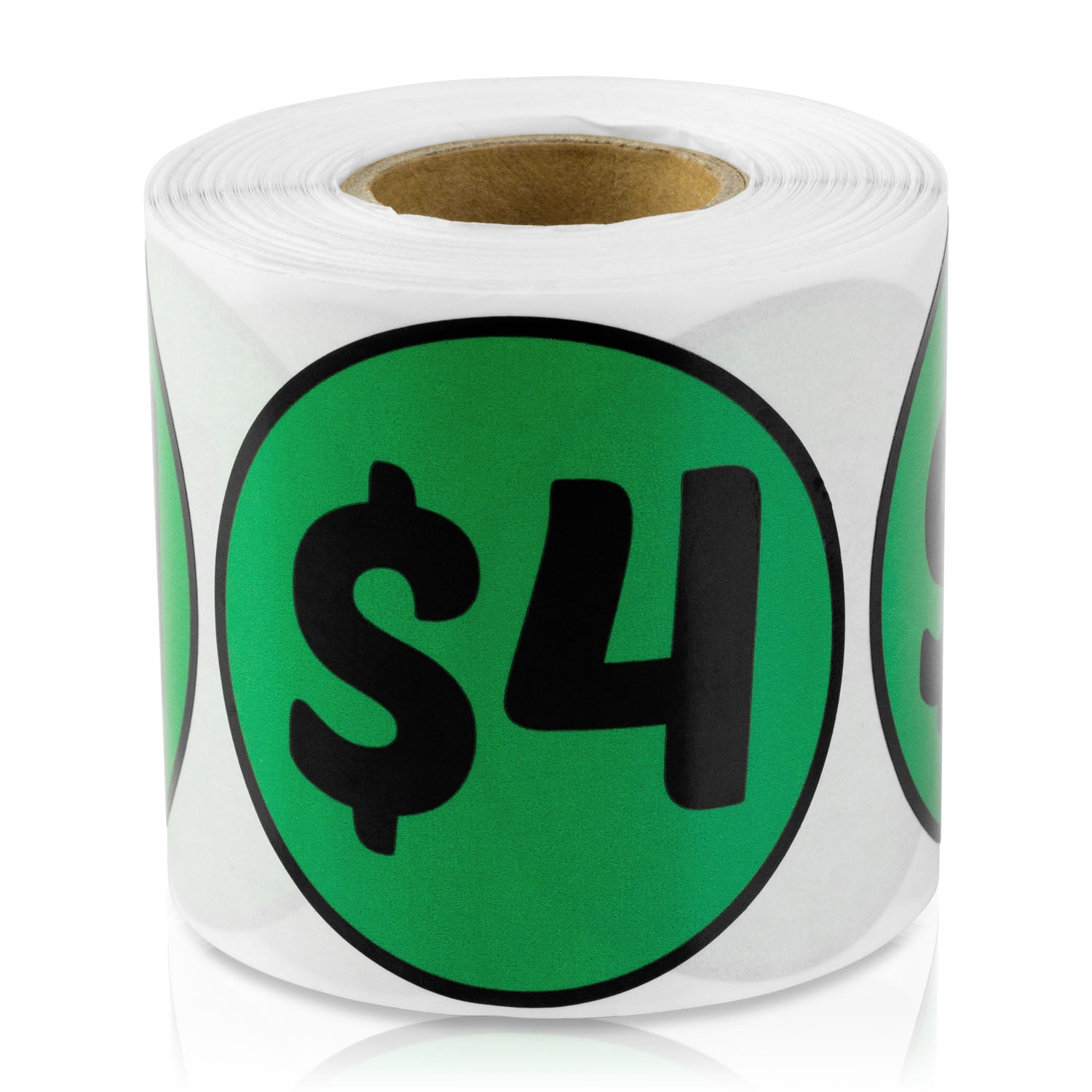 2 inch  Retail & Sales: 4 Dollar Stickers / $4 Dollar Price