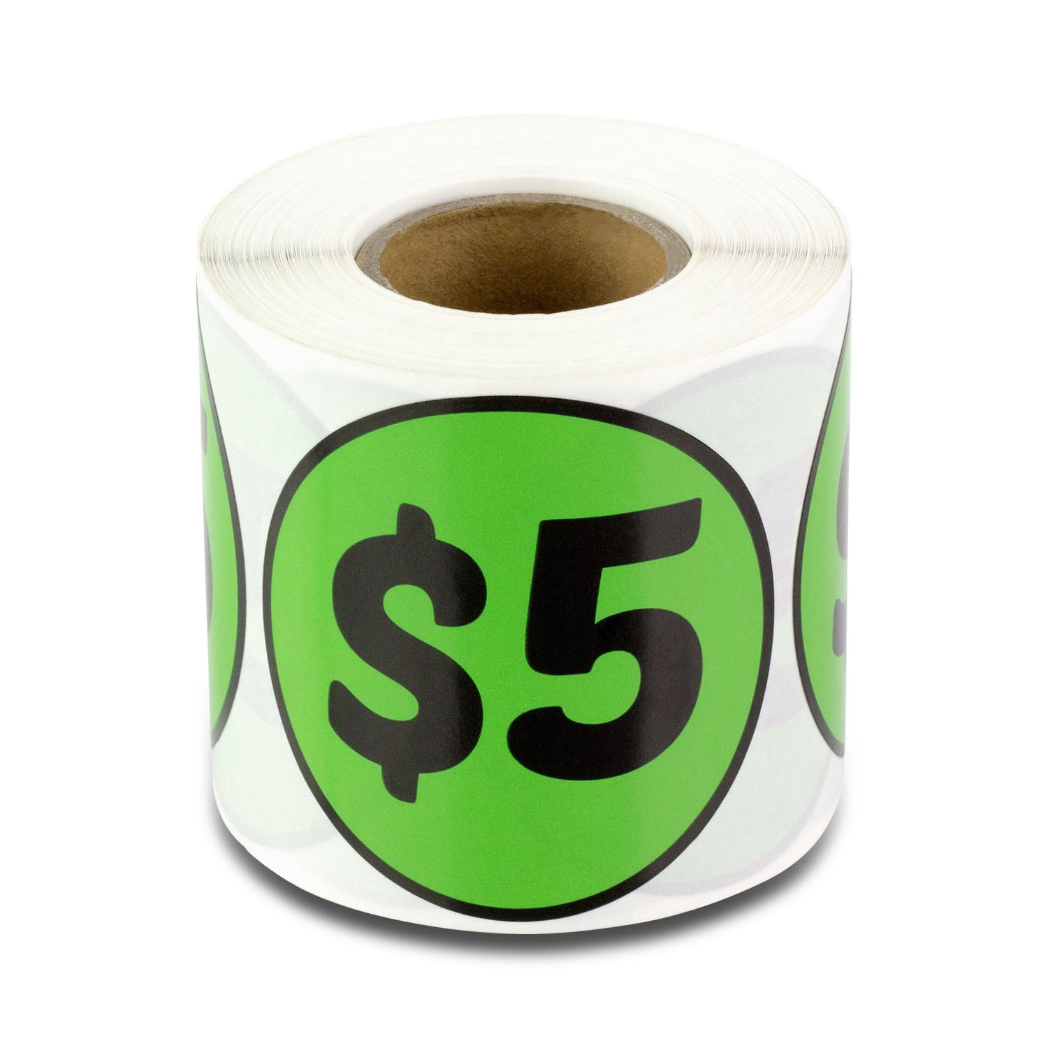 2 inch  Retail & Sales: 5 Dollar Stickers / $5 Dollar Price