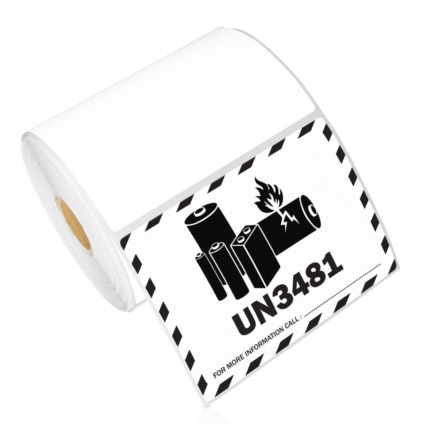 OfficeSmartLabels - 4インチ x 1インチ 直接感熱ラベル - Zebra