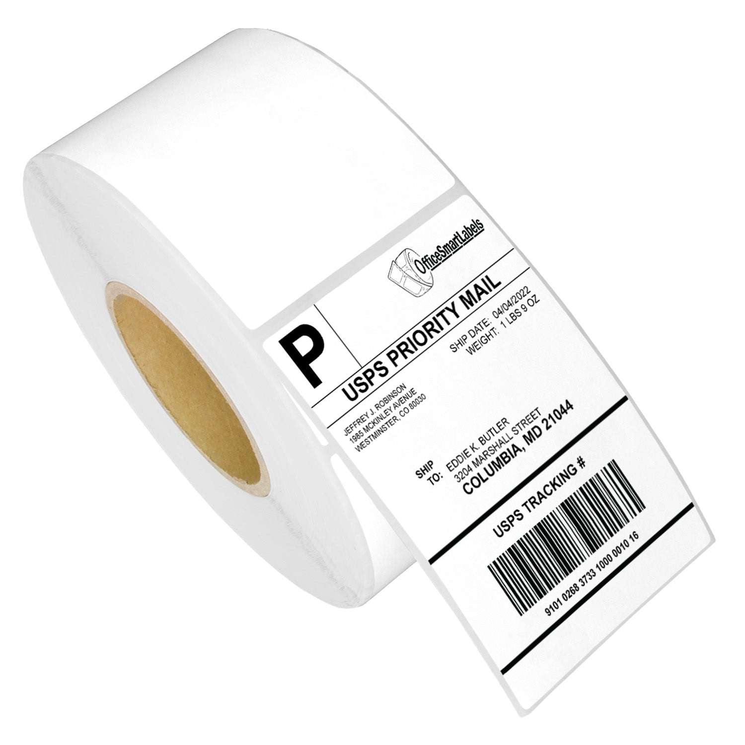 3 x 1 inch  Blank Direct Thermal Labels (Removable Adhesive / 1 inch –  OfficeSmartLabels