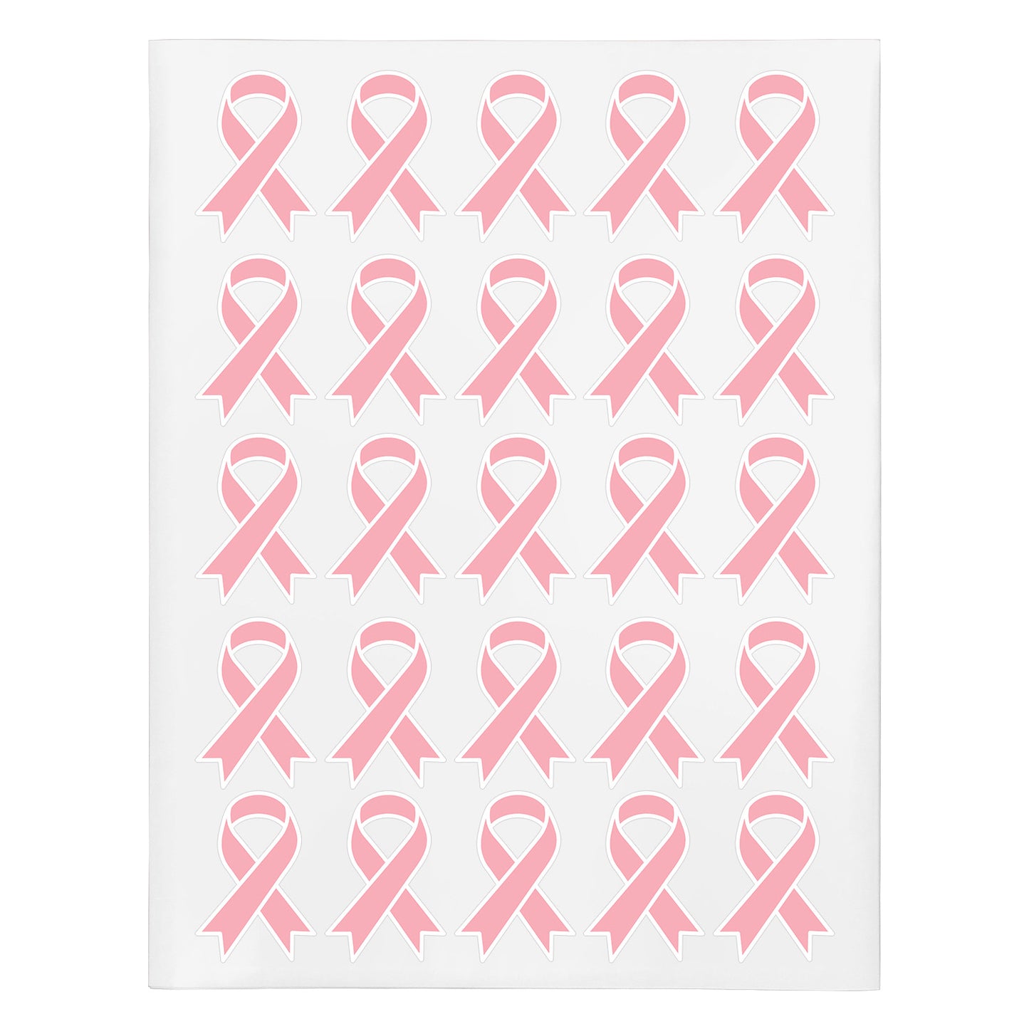 2.2 x 1.6 inch | Awareness: Breast Cancer Awareness Ribbon Stickers