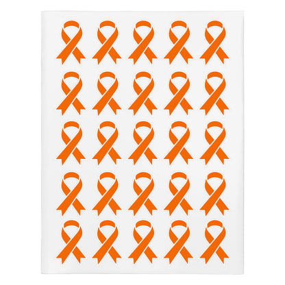 2.2 x 1.6 inch | Awareness: Leukemia & Lymphoma Awareness Ribbon Sticker