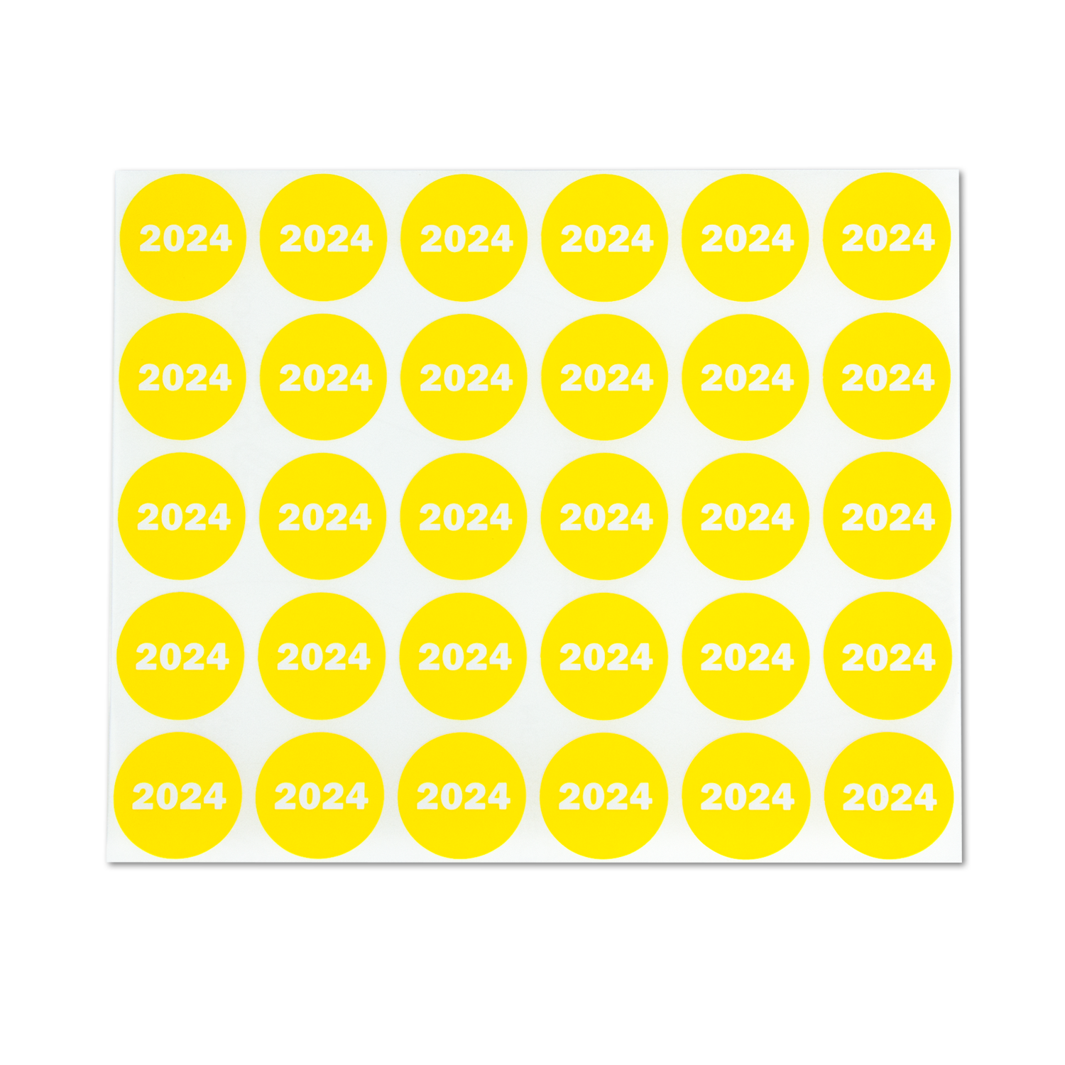 0 75 Inch Inventory Color Coded Year 2024 Stickers OfficeSmartLabels   OFSSPS1084 01 1pk 01 