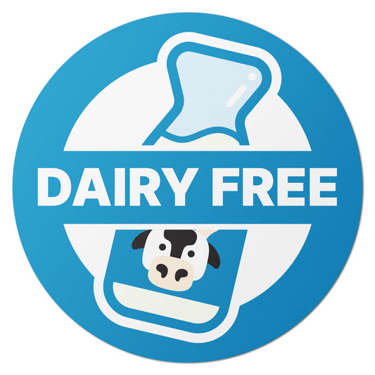 1.5 inch | Food Labeling: Dairy-Free Labels