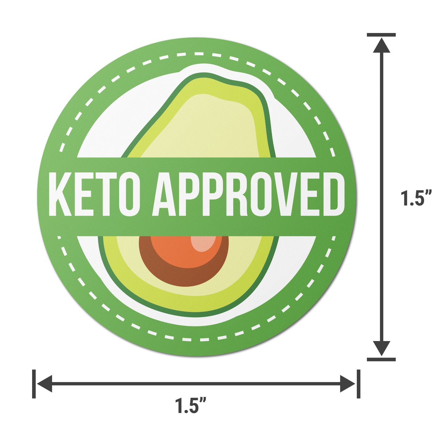 1.5 inch | Food Labeling: Keto Labels