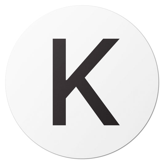 0.5 inch | Inventory: Capital Letter K Labels