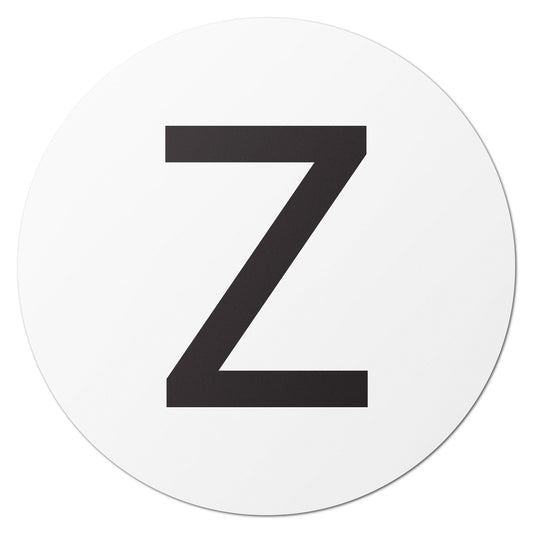 0.5 inch | Inventory: Capital Letter Z Labels