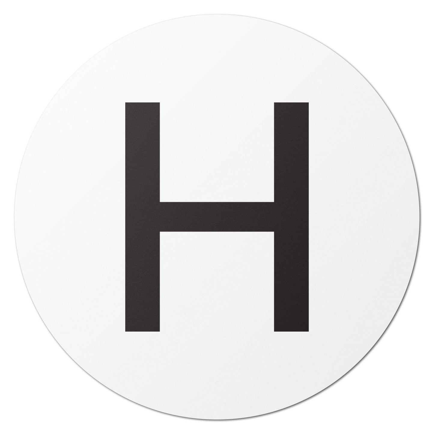 1 inch | Inventory: Capital Letter H Labels