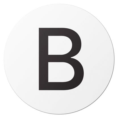 1.5 inch | Inventory: Capital Letter B Labels