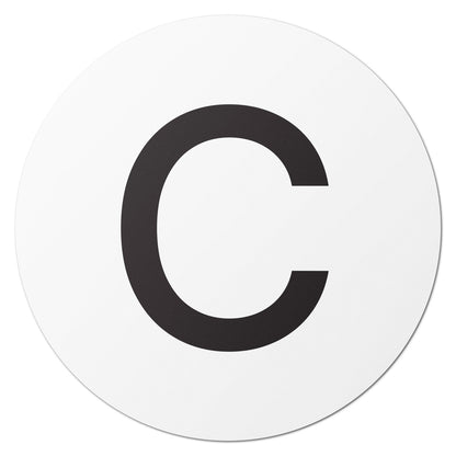 1.5 inch | Inventory: Capital Letter C Labels