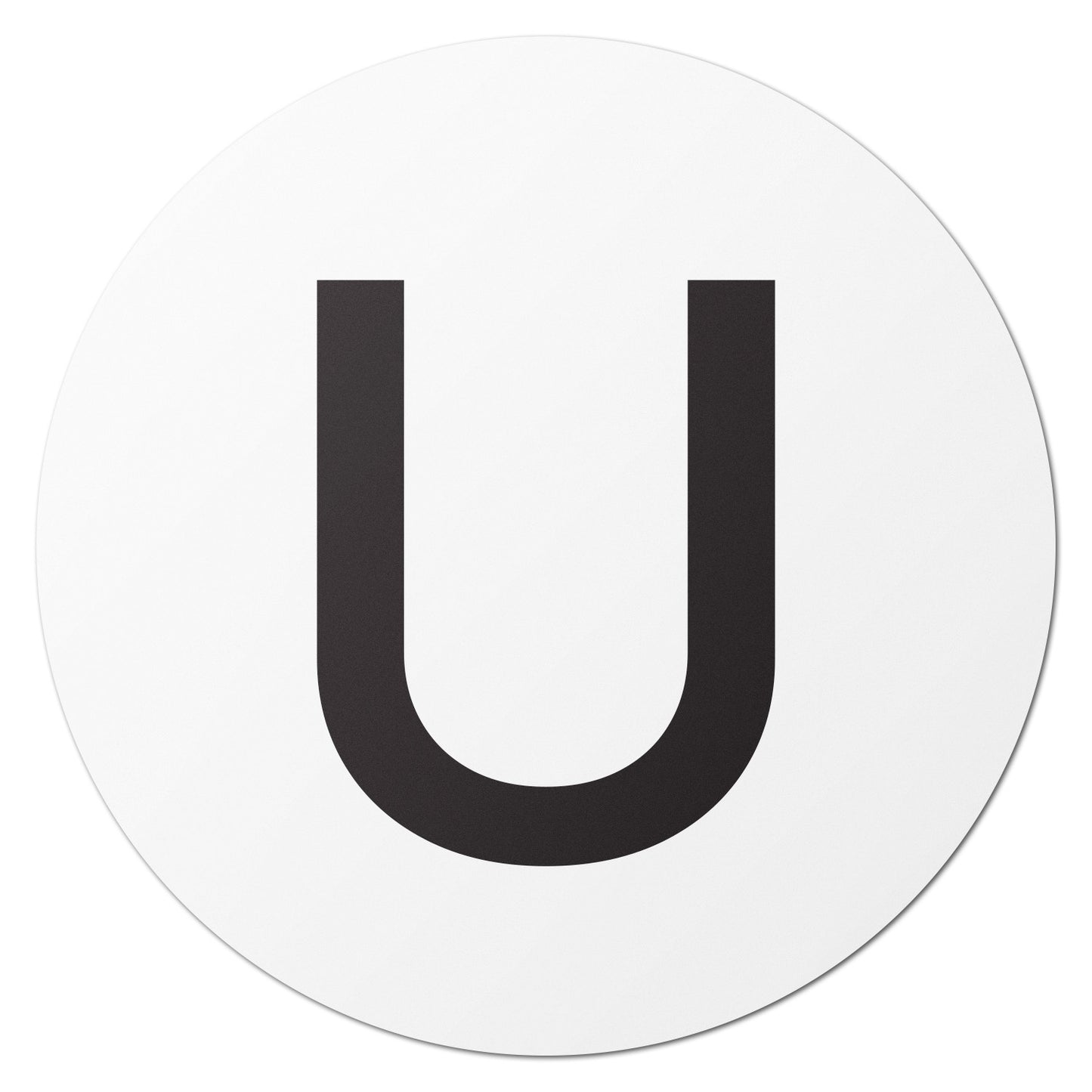 1.5 inch | Inventory: Capital Letter U Labels