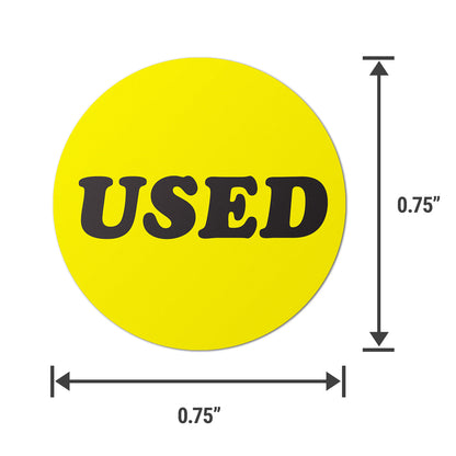 0.75 inch | Retail & Sales: Used Labels