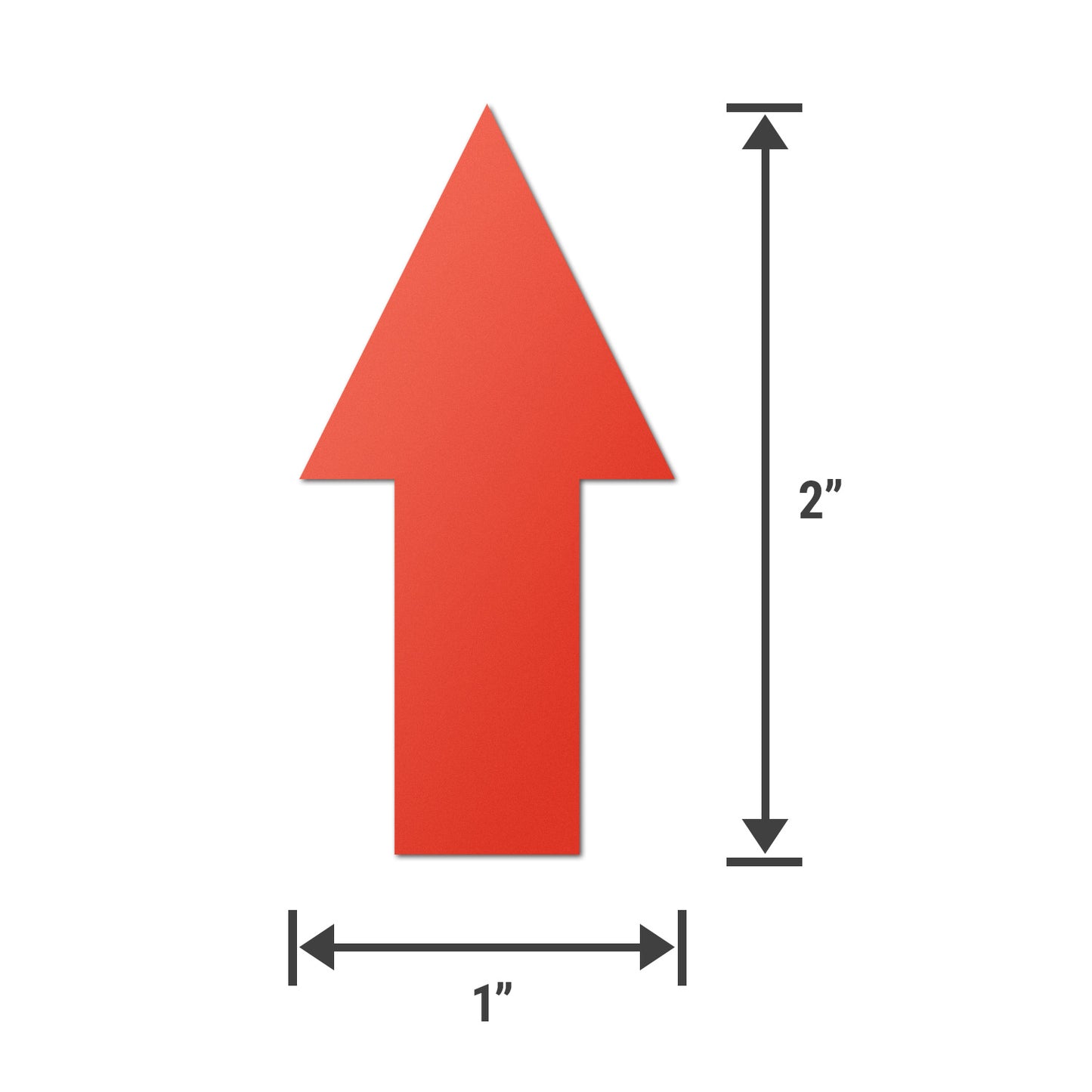 2 x 1 inch | Warehousing: Color-Coded Arrow Labels