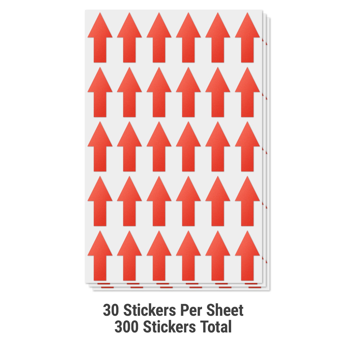 2 x 1 inch | Warehousing: Color-Coded Arrow Labels