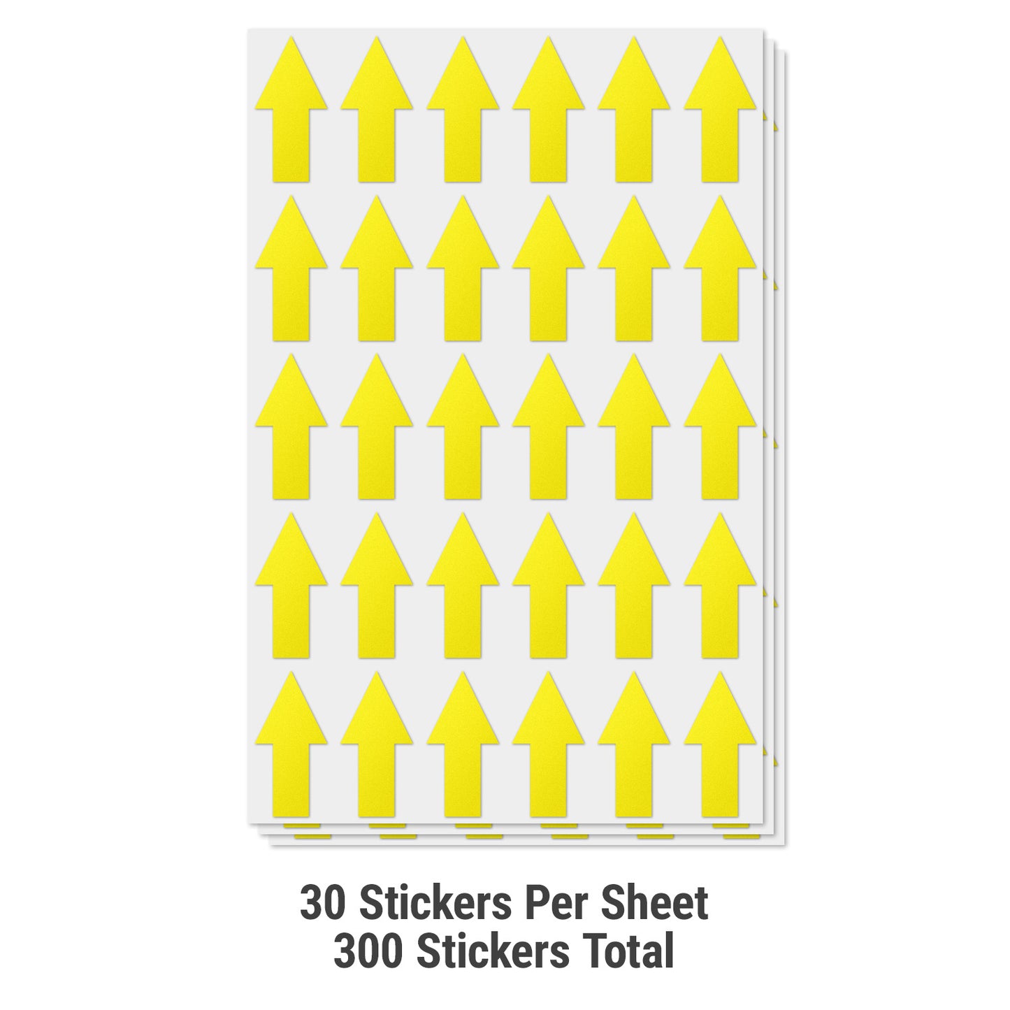 2 x 1 inch | Warehousing: Color-Coded Arrow Labels