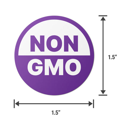 1.5 inch | Food Labeling: NON-GMO Labels