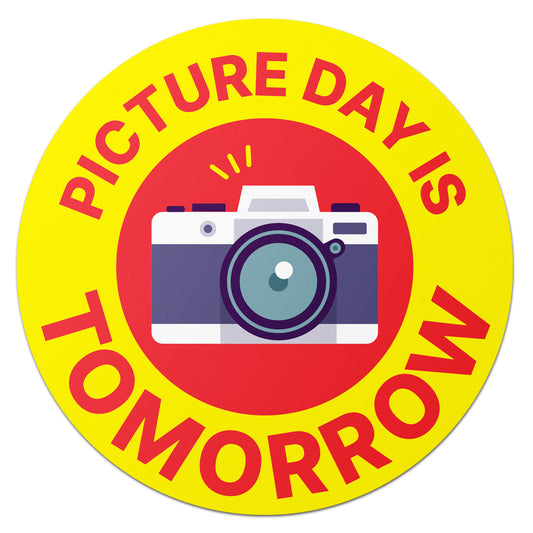 2 inch |  Picture Day is Tomorrow Labels