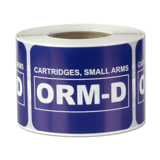 2 x 1.5 inch | ORM-D Cartridge Small Arms Stickers