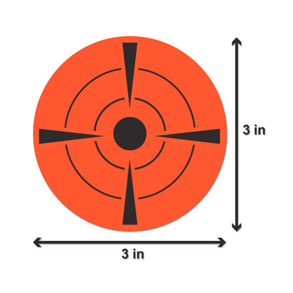 3 inch, Round | Target Practice Stickers / Shooting Practice Stickers